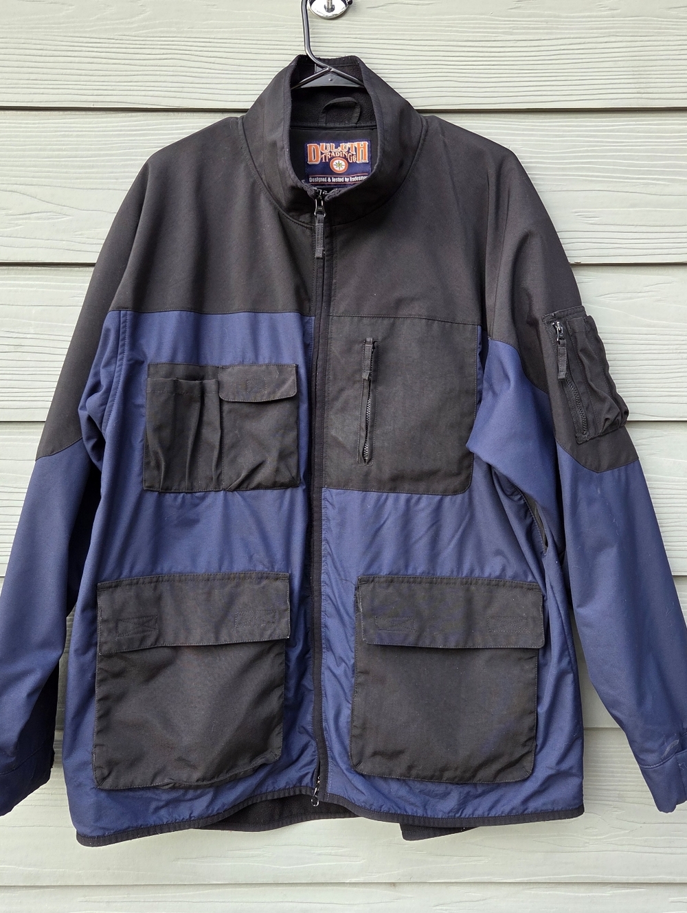 Duluth Trading Co. Men's XL Navy & Black Work Jacket